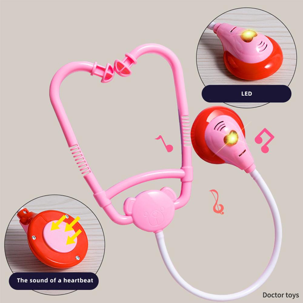 Set de Joacă Doctor pentru Copii Simulare Jucărie Asistentă Medicală Accesorii Doctor pentru Copii Jucării de Joacă Acasă Set Doctor Jucărie Cadou pentru Copii Băieți Fete