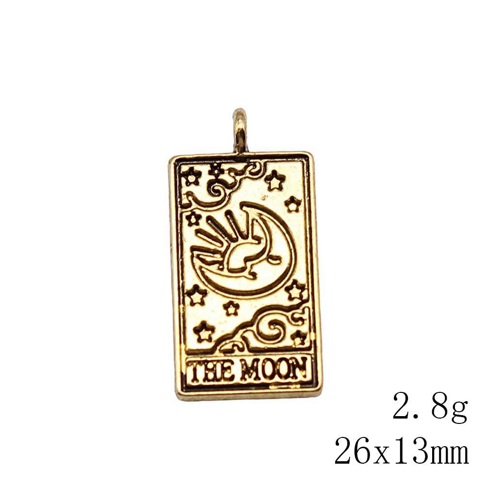 Christmas Decorations Charms For Necklace Friendship Puzzle Game Card Tarot Charms Pendant Home Garden Male Pendant