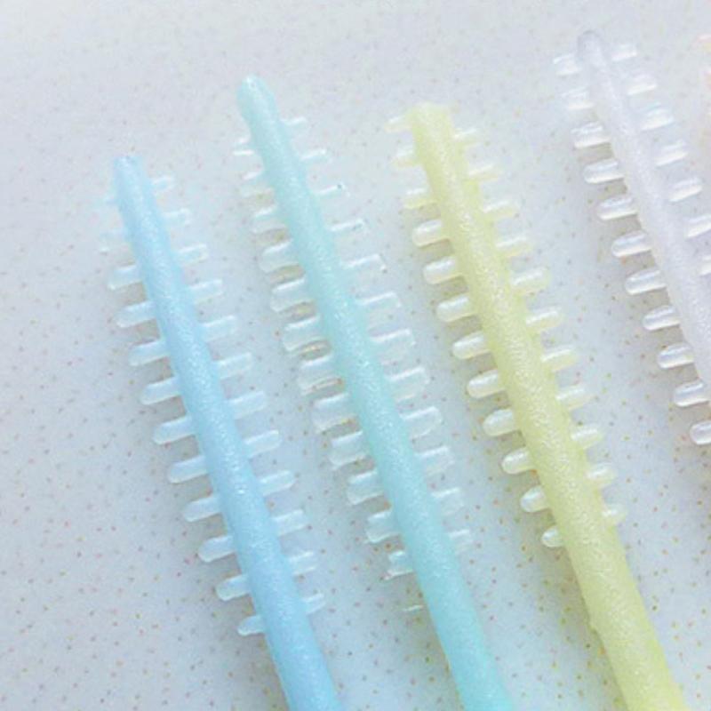 100/200 Stück Einweg-Familien-Doppelkopf Hochwertige Personalisierte Kreative Fruchtspieße Tragbare Ultrafeine Zahnstocher