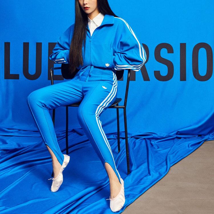 Adidas Originals Jackets Women's Blue Stand Collar Moderate Other H20389