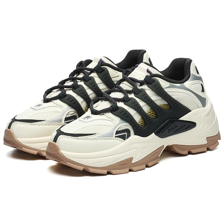 New FILA Corallo Low Top Casual Shoes Women's Antique White Color Contour Gray F12W241116FBB