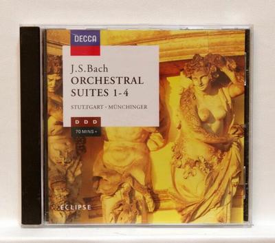 CD JOHANN SEBASTIAN BACH - KARL MÜNCHI - Orchestral Suites 1 - 4 4482312 Decca 1995 Japan Classical Used