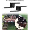 Trailer Ramp Torsion Spring Set Left And Right Fit For Trailer With 1" Rod/Shaft, Trailer Coil Springs Replace 3034278 ST9437L 3034279 ST9437R