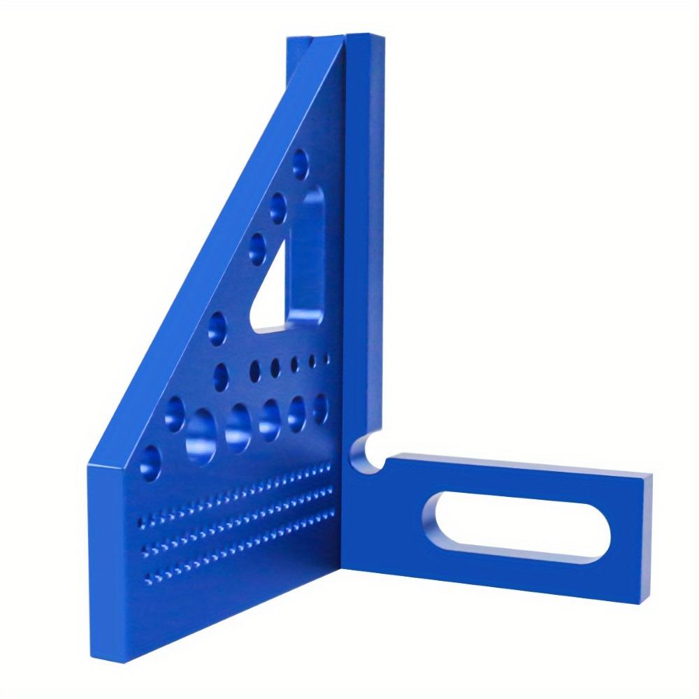 Woodworking Square ProtractorWoodworking Square with Dowel PinsAluminum Alloy Miter Triangular RulerAngler Scriber