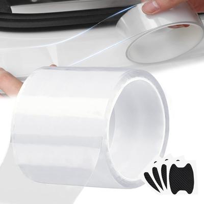 AUTOYUZU Car Door Protective Film Tape, 3.9 In X 16.4 Ft (10 Cm X