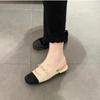 Summer Fashion Mix Color Sandals Slingback Women Flat Mules Shoes Female Casual Slip on Flat Heel Mary Jane Shoes Zapatos Mujer