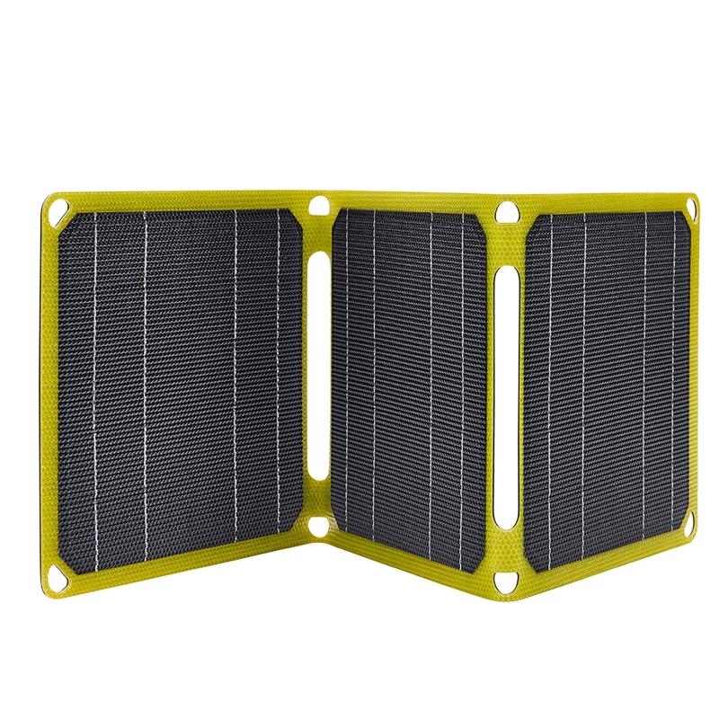 21W 40W Przenośny Składany Panel Solarny ETFE 5V 9V 12V USB Szybka Ładowarka Baterii do Telefonu Komórkowego Podróże Outdoor Camping Płyta PV