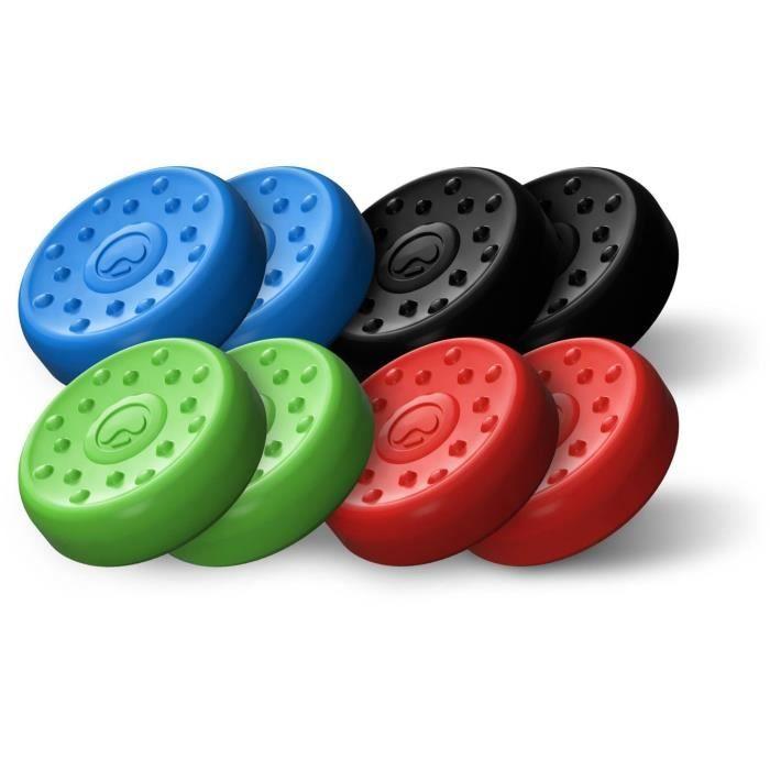 Thumbgrips - KONTROLFREEK - 1010-UNI - Balení 8 univerzálních krytek joysticků - Pro ovladače PS|Xbox|Switch Pro - Vícebarevné