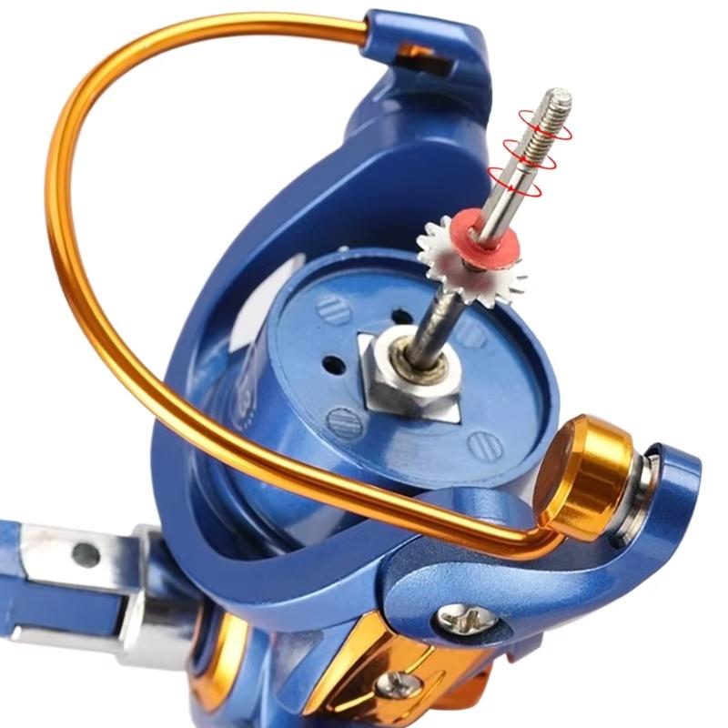 New Spinning Fishing Baitcasting Reel BF1000/2000/5000/7000 Wheel for Sea Fishing Carp Ultralight Windlass Long Cast Reel