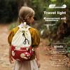 Zoy Zoii Children's Drawstring Bag, for Ages 3-6, Outdoor Travel, Drawstring Pouch Backpack, Water-Resistant,