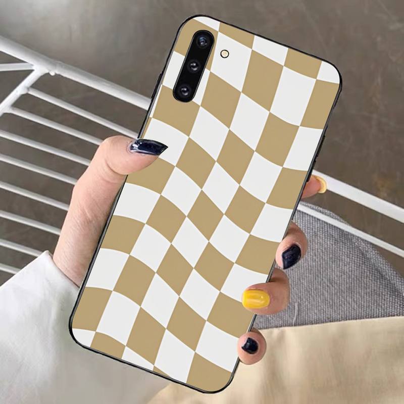 crazy checkers Phone Case for Samsung Note 5 7 8 9 10 20 pro plus lite ultra A21 12 72