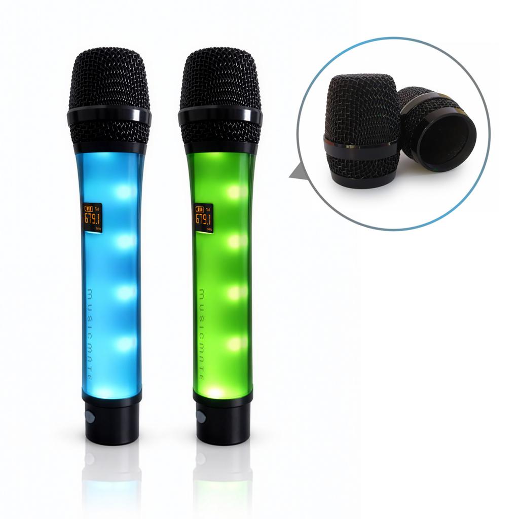 Wireless Microphone Set MusicMate MM-300 ColorVoice Duo