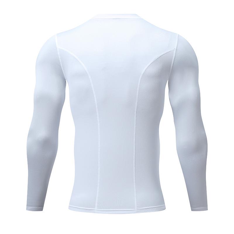 2024 Spring/Autumn Men's Long Sleeve Quick Dry Compression Sports T-Shirt