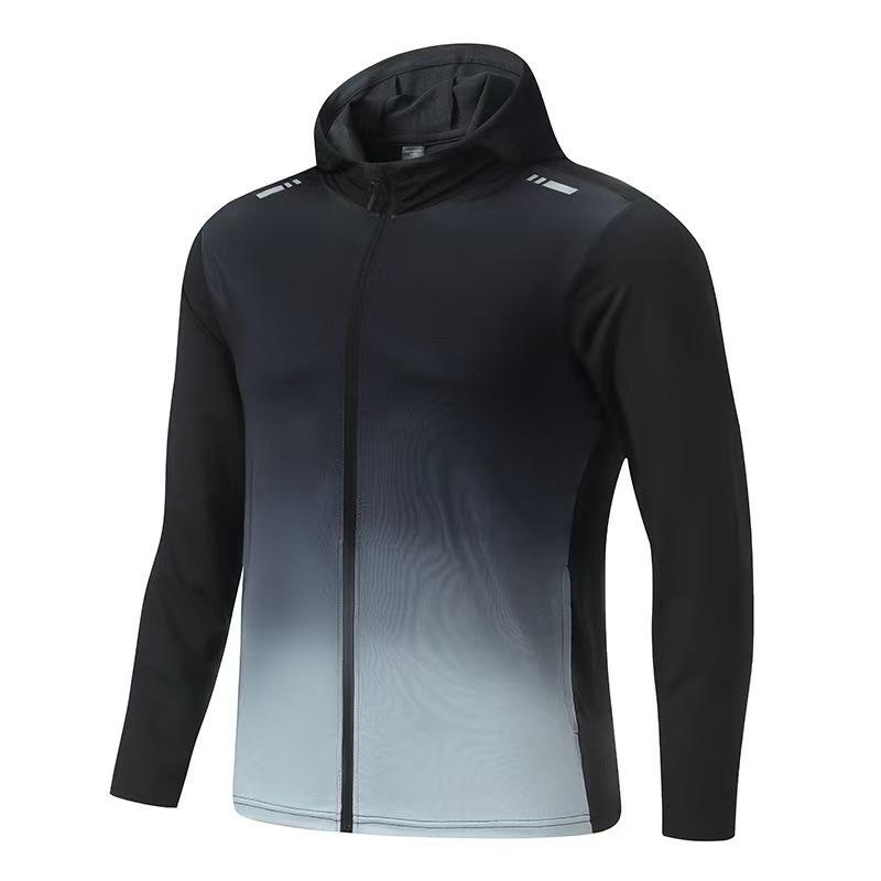 Men's Quick-Dry Hooded Windbreaker: Autumn/Winter Sports Jacket for Running & Training