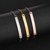 Nextvance Engraving Nameplate Couple Bracelet Stainless Steel Chain Id Tag Bracelets For Lover Valentines Day Gift