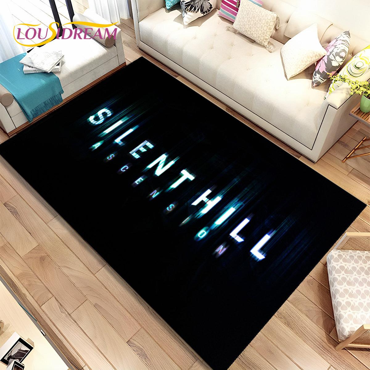 

Коврик для игр в фильмах ужасов Silent Hill, коврик для гостиной, спальни, дивана, коврик для двери, детский нескользящий напольный коврик 40x60cm(15x23in)