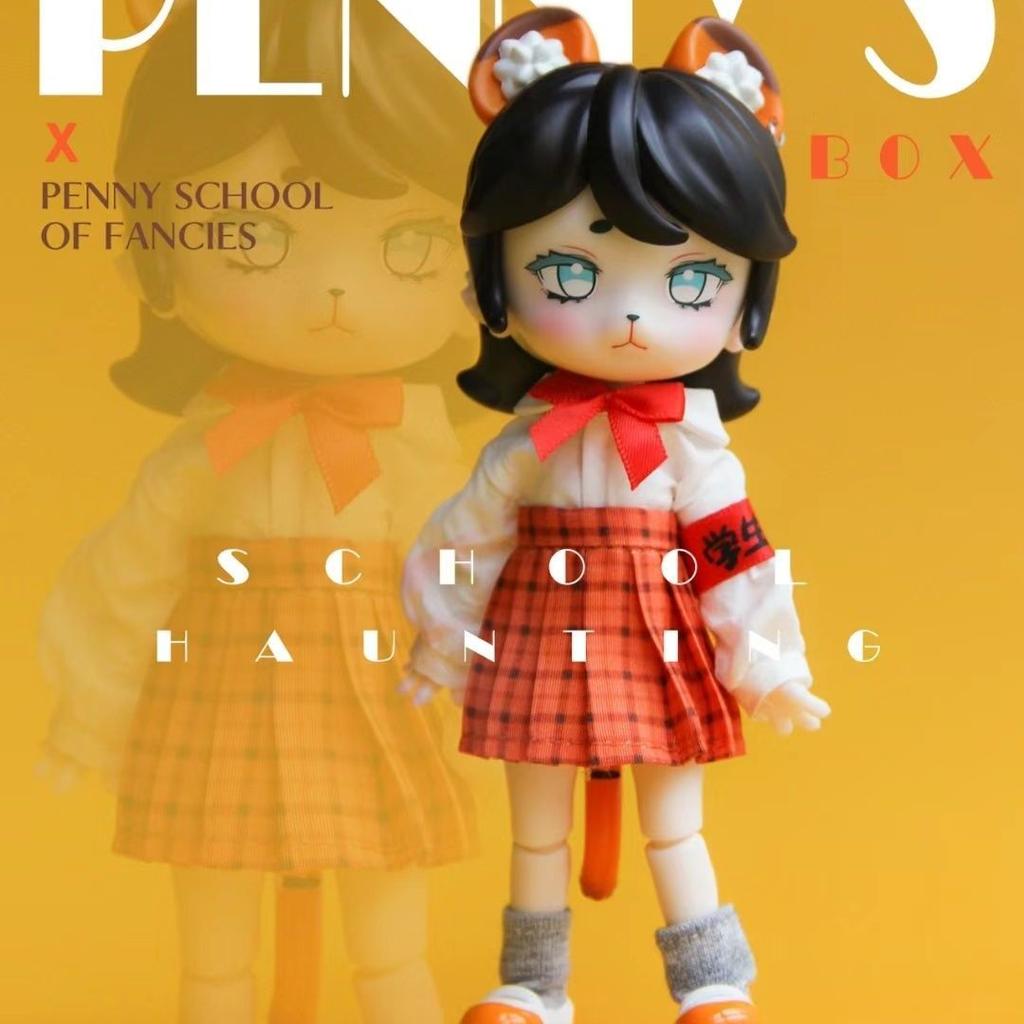 Hot Anime Penny Box  Toys School Haunting Series Action Figure Model Dolls Figurines 1/12 Bjd Cute Desktop Ornament Gift