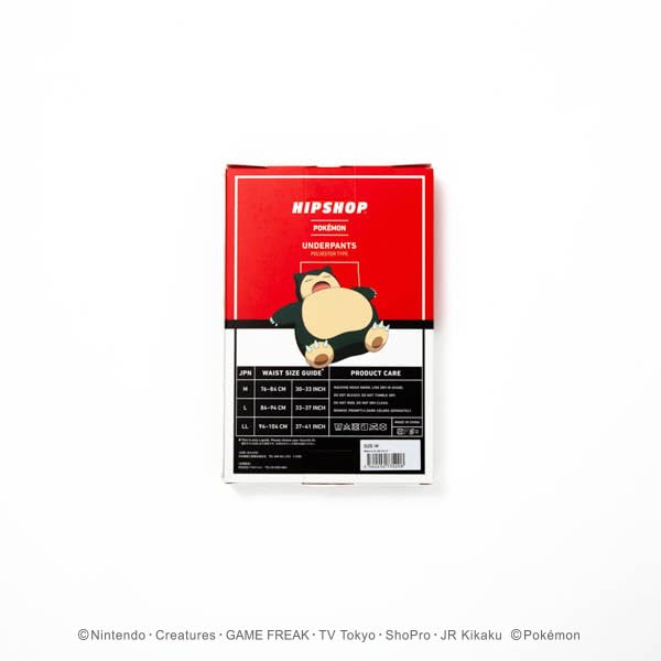 Boxer Briefs Pokemon Snorlax M [Hip Shop] Men's