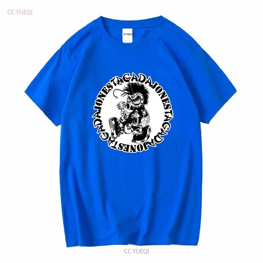 TAGADA JONES T Shirt Band Hardcore Anarcho Punk Rock Long or Short Sleeves Vintage Washed Comfortable Unisex Homme Soft