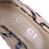 GUCCI pumps GG rhombus python print heels Pink black leather Women 36.5 738689 Used