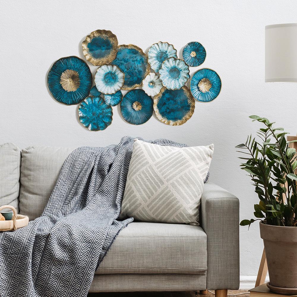 Kreative Simulation Geprägte Blumen Hintergrund Landschaftsdekoration Wandaufkleber