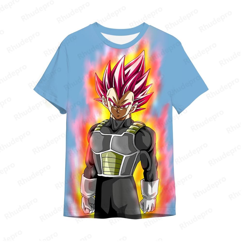 Tricou Bărbați Bărbați Copii Topuri Dragon Ball Cămăși Noi Modă Vară Hip Hop Îmbrăcăminte Streetwear Goku Mânecă Scurtă Y2k