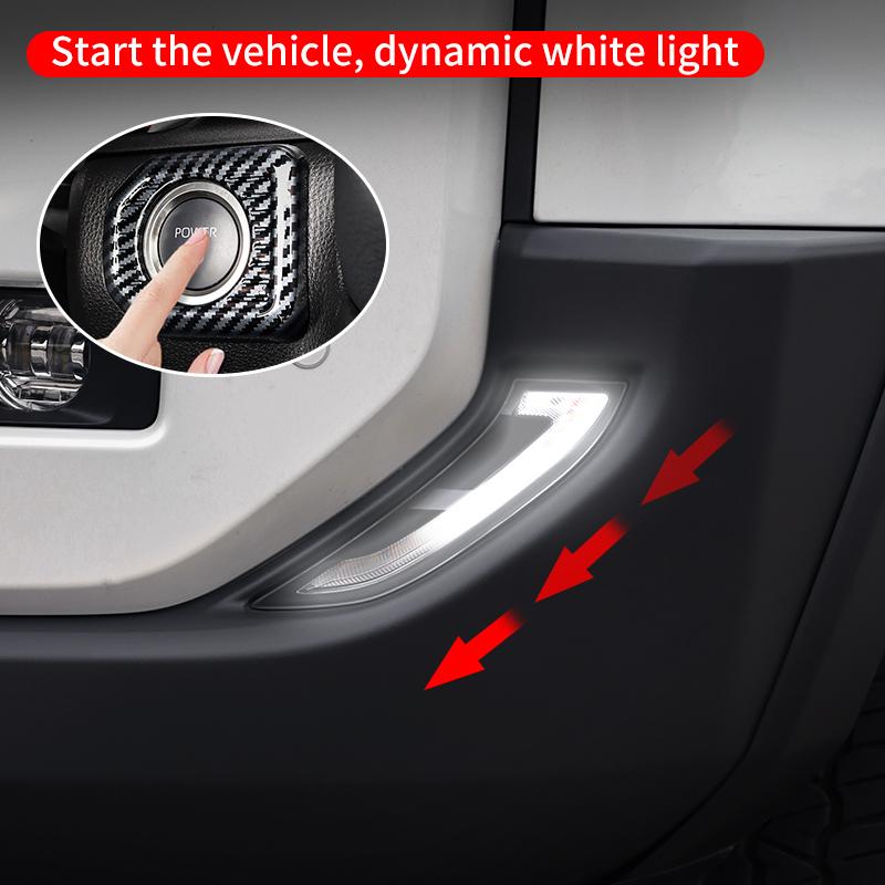 For 2024-2025 Land Cruiser 1958 J250 Prado BX TX LC250 Front Bumper Daytime running light Exterior upgrade Accessories Day Light