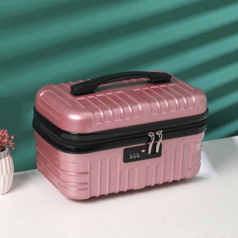 16 Zoll Reisekoffer Mini Hand-Make-up-Koffer Reise-Organizer Kosmetikbox Für Frauen Make-up-Koffer Passwortbox Bordgepäckkoffer