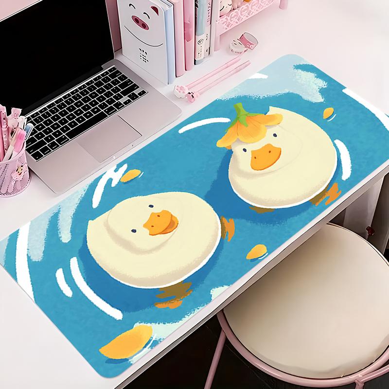 Xxl Gaming Accessories Cartoon Gamer Keyboard Rubber Desk Mat Duck Nonslip Laptop Notebook Office Mousepad Mouse Mats