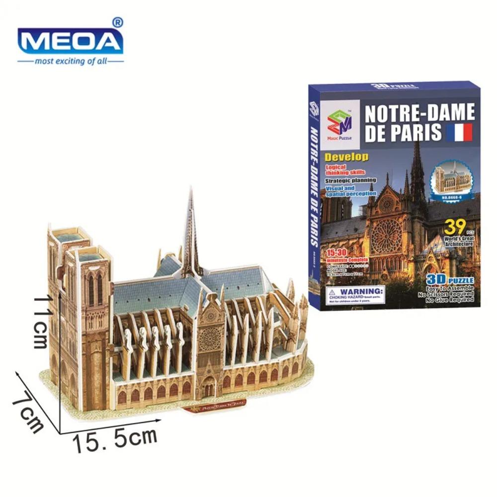 40 Style World Famous Architecture Building 3D Puzzle Model Construction 3D Jigsaw Puzzle Toys For Kids Christmas Gift