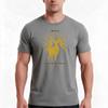 House Golden Deer Tshirt Summer Casual Cotton Tee Oversized Streetwear Tops Vintage Graphic Print Loose Fit Short Sleeve