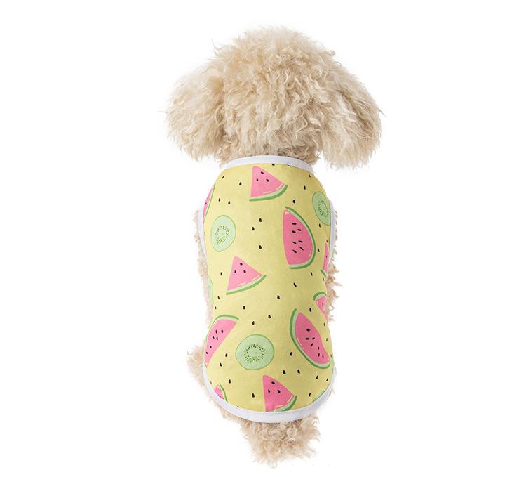 Summer Medium-sized Cat and Dog Vest Factory Wholesale Direct Sales Vest Cute Cat and Dog Clothes