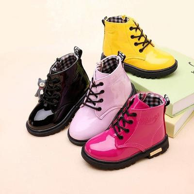 Kids Shoes Classic Baby Boys Girls Shoes Booties Non-slip Multicolor Keep Warm Plus Velvet Kids Martin Boots Children's Shoes