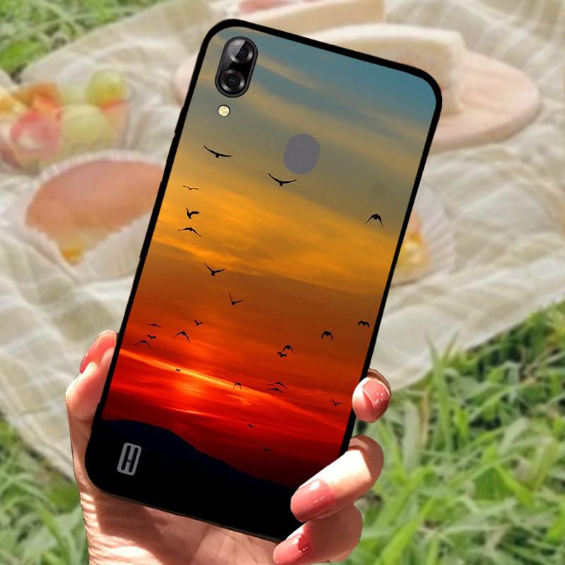 Case For Blackview A60 Cover Silicone Marble Cat Lion TPU Black Soft Covers for Blackview A60 A 60 Bags