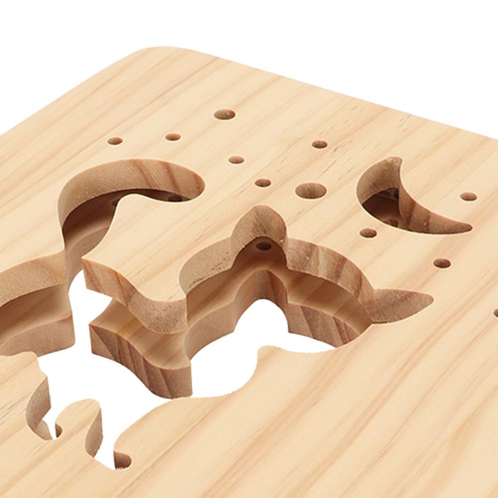 Warm White Lamp 3D Wood Light LED Light Night Light Lamp Cat 3D Wood Light Bedroom Decor