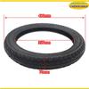 18x3.0 76-355 Tyre Inner Tube Fits for Electric Vehicle, Electric Tricycle 18*3.0 Off-road Tire Monowheel 18 Inch Tyre