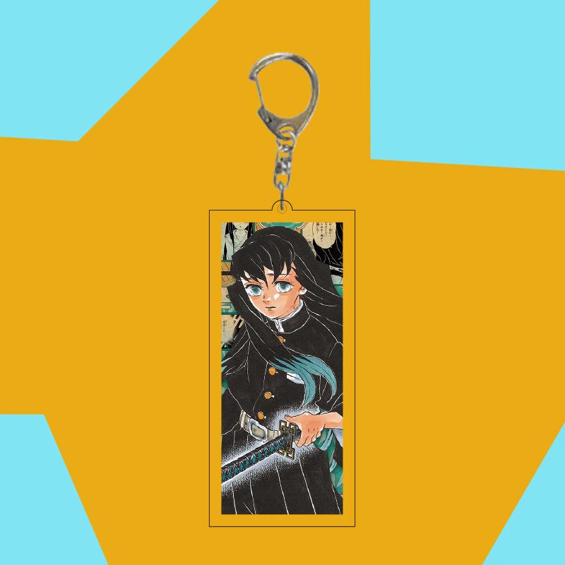 Demon Slayer Acrylic Keychain Pendant - Nezuko, Tanjiro & Zenitsu Anime Merchandise