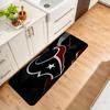 Houston Texans Flannel Kitchen Mat Christmas Soft Area Rug Non Slip Floor Carpet Home Decoration