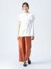 Beams Heart Band Frill FREE Women's S/S Shirt, Collar, Blouse, OFF_WHT