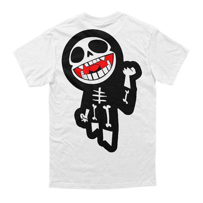 Pop British Virtual Band Gorillaz Casual High Street Short-sleeved Pure Polyester Printed T-shirt for Europe and America