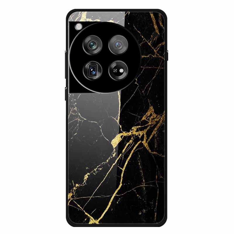 For Oneplus 12 12R Case Tempered Glass Luxury Hard Back Cover for Oneplus 12 12RCases Space Soft Bumpers for One Plus 12 5G Wolf