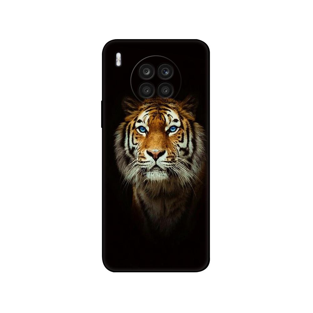 For Honor 50 Lite Case 6.67inch Silicon Back Cover Phone Case For Huawei Honor 50 Lite Case Bumper 50Lite Light Black Tpu Case