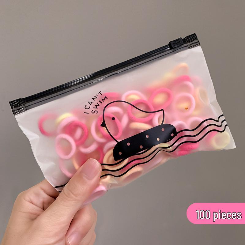 Nahtlose Haargummis im koreanischen Stil für Mädchen - Elastische Haarbänder und Kopfschmuck für Kinder