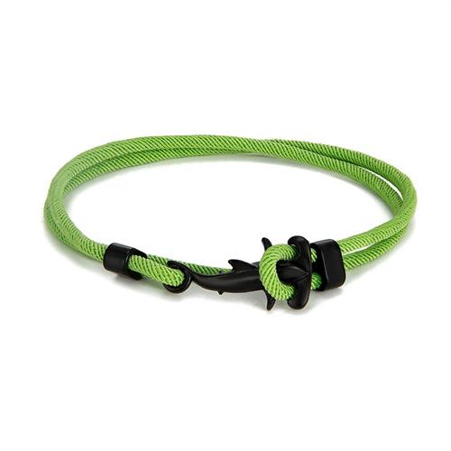 Small Fresh Black Small Hammerhead Shark Bracelet Milan Rope Multi-Turn Adjustable Hand Rope Worker