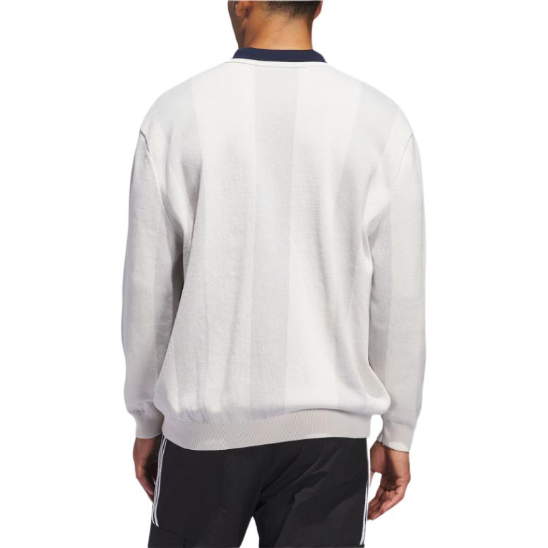 Adidas Originals Ss24 Rolling Links Series Fashion Logo Sports American Long Sleeve Sweatshirt Men Sweatshirt Pink White IW6659