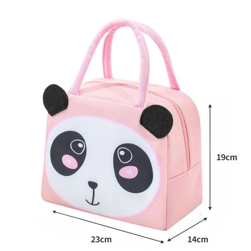 3d Cartoon Lunch Bag Insulated Food Carrier For Students Outdoor Use