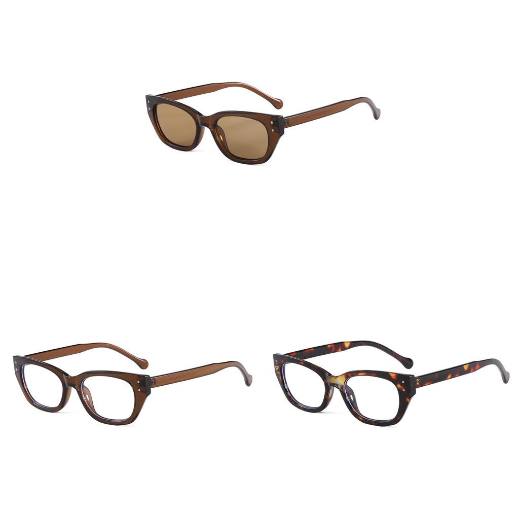 Anti Uv 400 Cat Eye Sunglasses For Women Men With Geometric Frame For Outdoor Travel