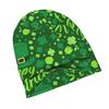 Happy St. Patrick'S Day Clover Shamrocks Ireland Green Adult Fashion Beanie That Transitions Effortlessly from Morning Commutes To Evening Walks While