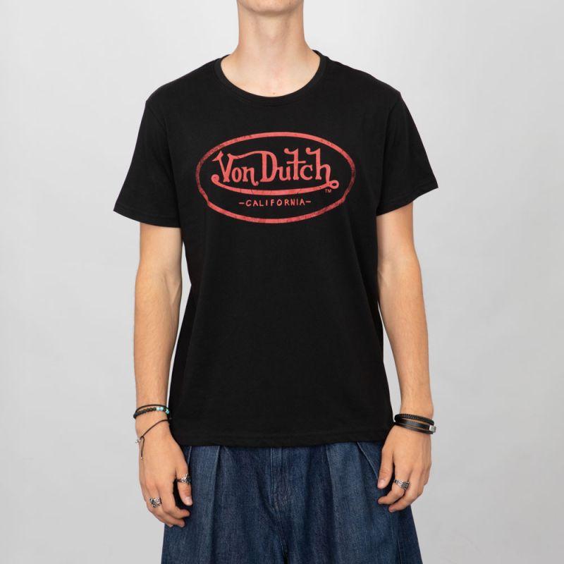 

Черная футболка vd/1/tr/log2/nr Мужская VON DUTCH XXXL белый