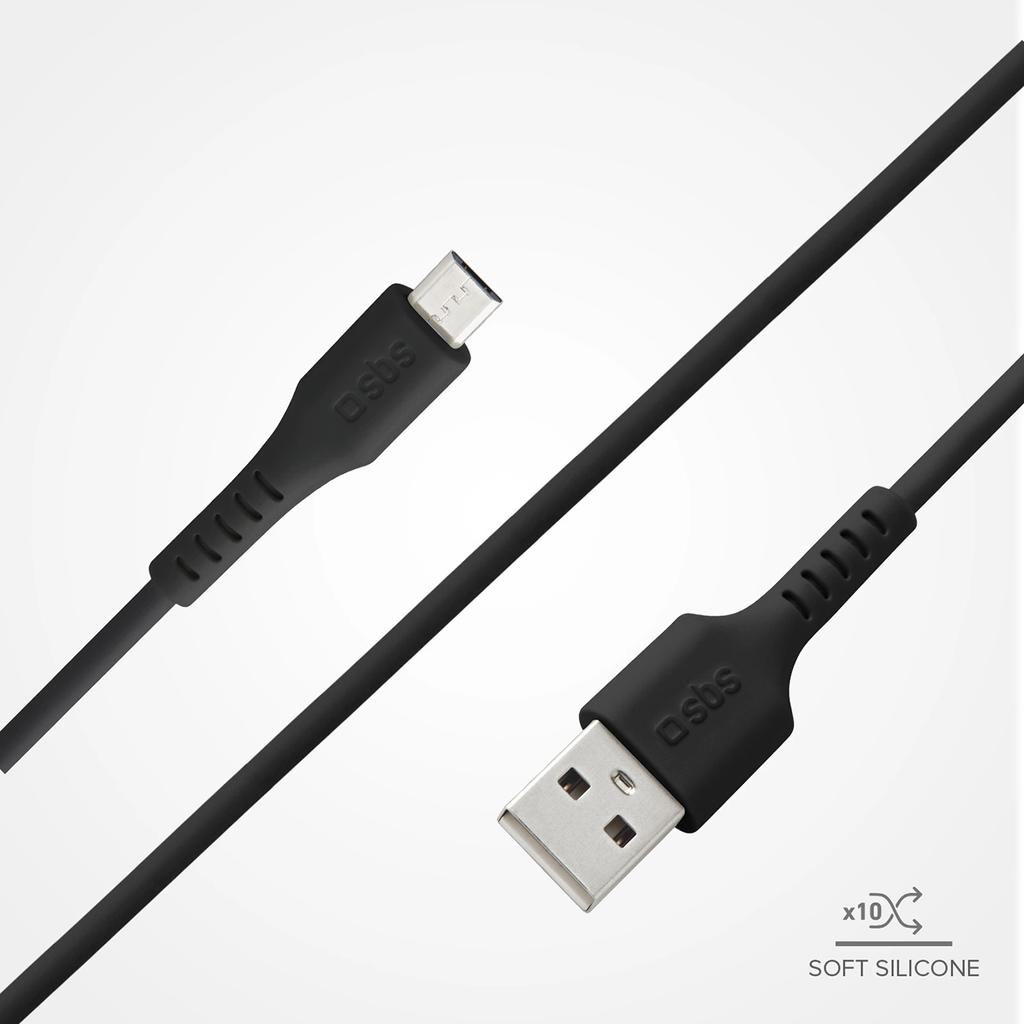 Kabel Sbs Lthl200 Usb-A - Micro-Usb 1M - Czarny